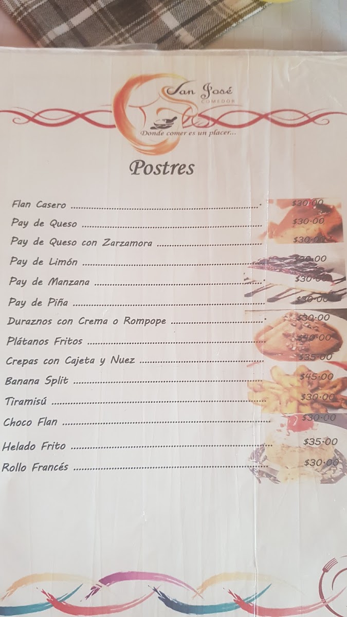 Comedor San José Puente Colorado Menu - Image 5
